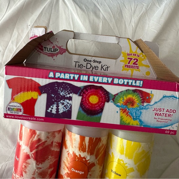 Tie-Dye Party Set - 6 colors - NEW - Picture 4 of 4